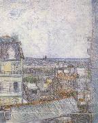 Vincent Van Gogh View of Paris from Vincent's Room in the Rue Lepic (nn04) Spain oil painting artist